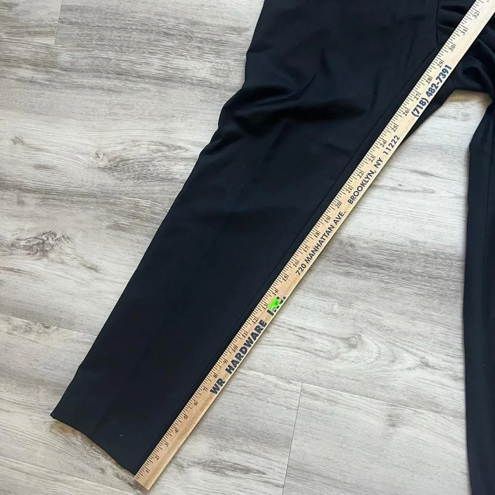 Men's Classic Black Dress Pants - Tailored Straight Fit